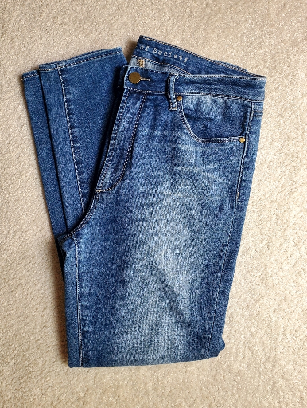 Articles of Society Blue Denim Skinny Jeans 30